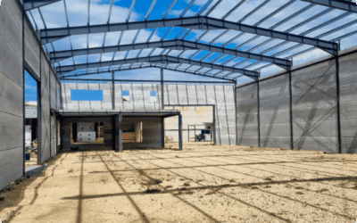 Construcción de naves industriales y agrícolas